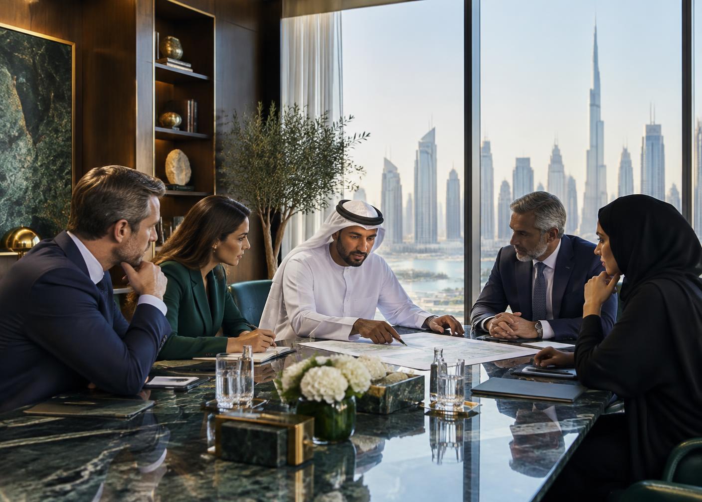 International investors meeting in Dubai